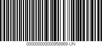 Código de barras (EAN, GTIN, SKU, ISBN): '000000000000958969-UN'