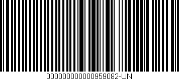 Código de barras (EAN, GTIN, SKU, ISBN): '000000000000959082-UN'