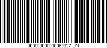 Código de barras (EAN, GTIN, SKU, ISBN): '000000000000963827-UN'