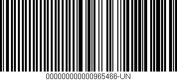 Código de barras (EAN, GTIN, SKU, ISBN): '000000000000965466-UN'