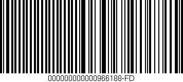 Código de barras (EAN, GTIN, SKU, ISBN): '000000000000966188-FD'