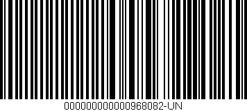 Código de barras (EAN, GTIN, SKU, ISBN): '000000000000968082-UN'