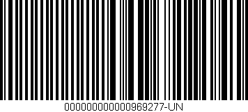 Código de barras (EAN, GTIN, SKU, ISBN): '000000000000969277-UN'