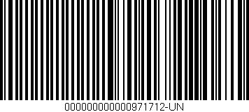 Código de barras (EAN, GTIN, SKU, ISBN): '000000000000971712-UN'