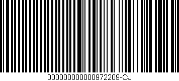Código de barras (EAN, GTIN, SKU, ISBN): '000000000000972209-CJ'