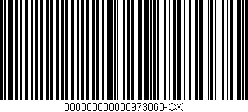 Código de barras (EAN, GTIN, SKU, ISBN): '000000000000973060-CX'