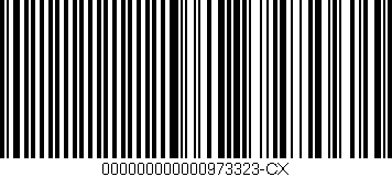 Código de barras (EAN, GTIN, SKU, ISBN): '000000000000973323-CX'