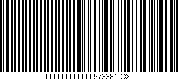 Código de barras (EAN, GTIN, SKU, ISBN): '000000000000973381-CX'