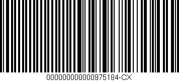 Código de barras (EAN, GTIN, SKU, ISBN): '000000000000975184-CX'