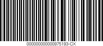 Código de barras (EAN, GTIN, SKU, ISBN): '000000000000975193-CX'