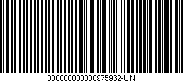 Código de barras (EAN, GTIN, SKU, ISBN): '000000000000975962-UN'