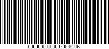Código de barras (EAN, GTIN, SKU, ISBN): '000000000000979888-UN'