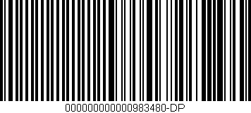 Código de barras (EAN, GTIN, SKU, ISBN): '000000000000983480-DP'