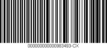 Código de barras (EAN, GTIN, SKU, ISBN): '000000000000983493-CX'