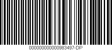 Código de barras (EAN, GTIN, SKU, ISBN): '000000000000983497-DP'