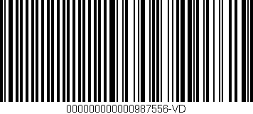 Código de barras (EAN, GTIN, SKU, ISBN): '000000000000987556-VD'
