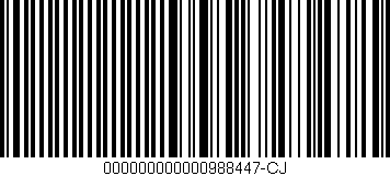 Código de barras (EAN, GTIN, SKU, ISBN): '000000000000988447-CJ'