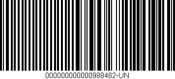 Código de barras (EAN, GTIN, SKU, ISBN): '000000000000988462-UN'