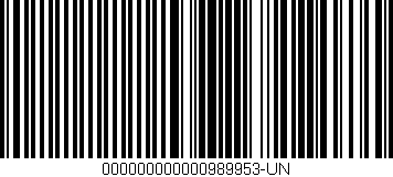 Código de barras (EAN, GTIN, SKU, ISBN): '000000000000989953-UN'