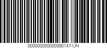 Código de barras (EAN, GTIN, SKU, ISBN): '000000000000990147-UN'
