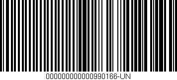 Código de barras (EAN, GTIN, SKU, ISBN): '000000000000990166-UN'