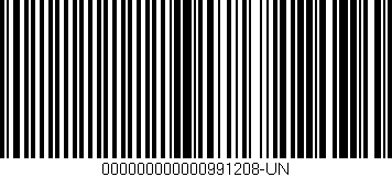Código de barras (EAN, GTIN, SKU, ISBN): '000000000000991208-UN'