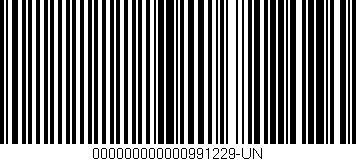 Código de barras (EAN, GTIN, SKU, ISBN): '000000000000991229-UN'