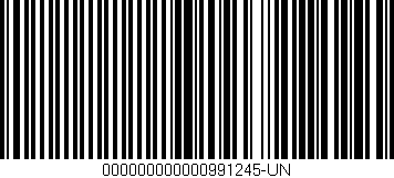 Código de barras (EAN, GTIN, SKU, ISBN): '000000000000991245-UN'