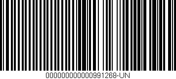 Código de barras (EAN, GTIN, SKU, ISBN): '000000000000991268-UN'