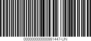 Código de barras (EAN, GTIN, SKU, ISBN): '000000000000991447-UN'