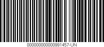 Código de barras (EAN, GTIN, SKU, ISBN): '000000000000991457-UN'