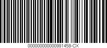 Código de barras (EAN, GTIN, SKU, ISBN): '000000000000991458-CX'