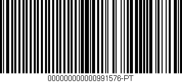 Código de barras (EAN, GTIN, SKU, ISBN): '000000000000991576-PT'