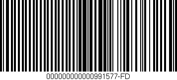 Código de barras (EAN, GTIN, SKU, ISBN): '000000000000991577-FD'