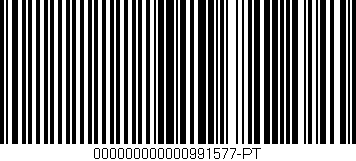 Código de barras (EAN, GTIN, SKU, ISBN): '000000000000991577-PT'