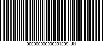 Código de barras (EAN, GTIN, SKU, ISBN): '000000000000991999-UN'