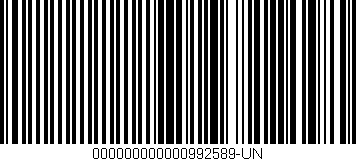 Código de barras (EAN, GTIN, SKU, ISBN): '000000000000992589-UN'