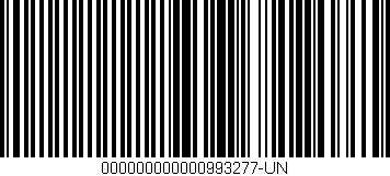 Código de barras (EAN, GTIN, SKU, ISBN): '000000000000993277-UN'