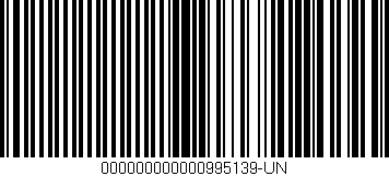 Código de barras (EAN, GTIN, SKU, ISBN): '000000000000995139-UN'
