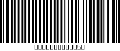 Código de barras (EAN, GTIN, SKU, ISBN): '0000000000050'