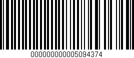 Código de barras (EAN, GTIN, SKU, ISBN): '000000000005094374'