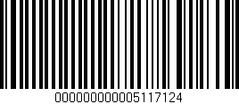 Código de barras (EAN, GTIN, SKU, ISBN): '000000000005117124'