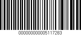 Código de barras (EAN, GTIN, SKU, ISBN): '000000000005117283'