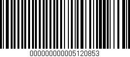 Código de barras (EAN, GTIN, SKU, ISBN): '000000000005120853'