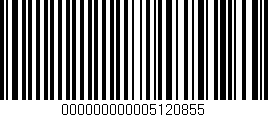 Código de barras (EAN, GTIN, SKU, ISBN): '000000000005120855'