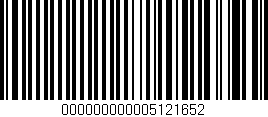 Código de barras (EAN, GTIN, SKU, ISBN): '000000000005121652'