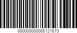 Código de barras (EAN, GTIN, SKU, ISBN): '000000000005121673'