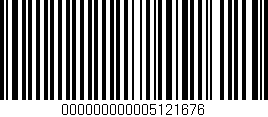 Código de barras (EAN, GTIN, SKU, ISBN): '000000000005121676'