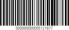 Código de barras (EAN, GTIN, SKU, ISBN): '000000000005121677'
