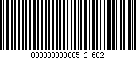 Código de barras (EAN, GTIN, SKU, ISBN): '000000000005121682'